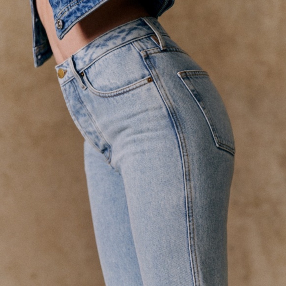 Sezane Le Brut Light Denim - Size 25